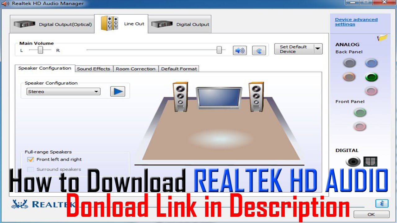 realtek high definition audio device